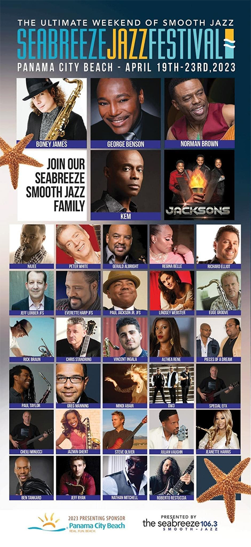 Seabreeze Jazz Fest flyer